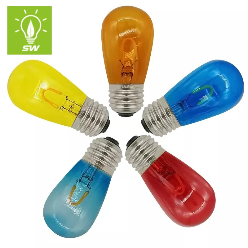 Garden 12V/24V LED 2W 4W 6W 8W Amber LED Edison Bulb Light Decorative Light LED Antique Bulb E27 E14 B22 B15 LED Filament Lamp LED Filament Bulb Vintage Bulb