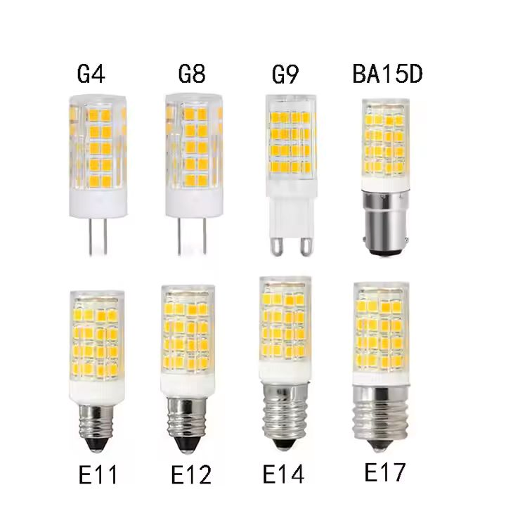 LED Corn Bulb AC220V G9 3W 6000K Ceramic COB Energy Saving Light SMD2835 for Home Chandelier Lighting