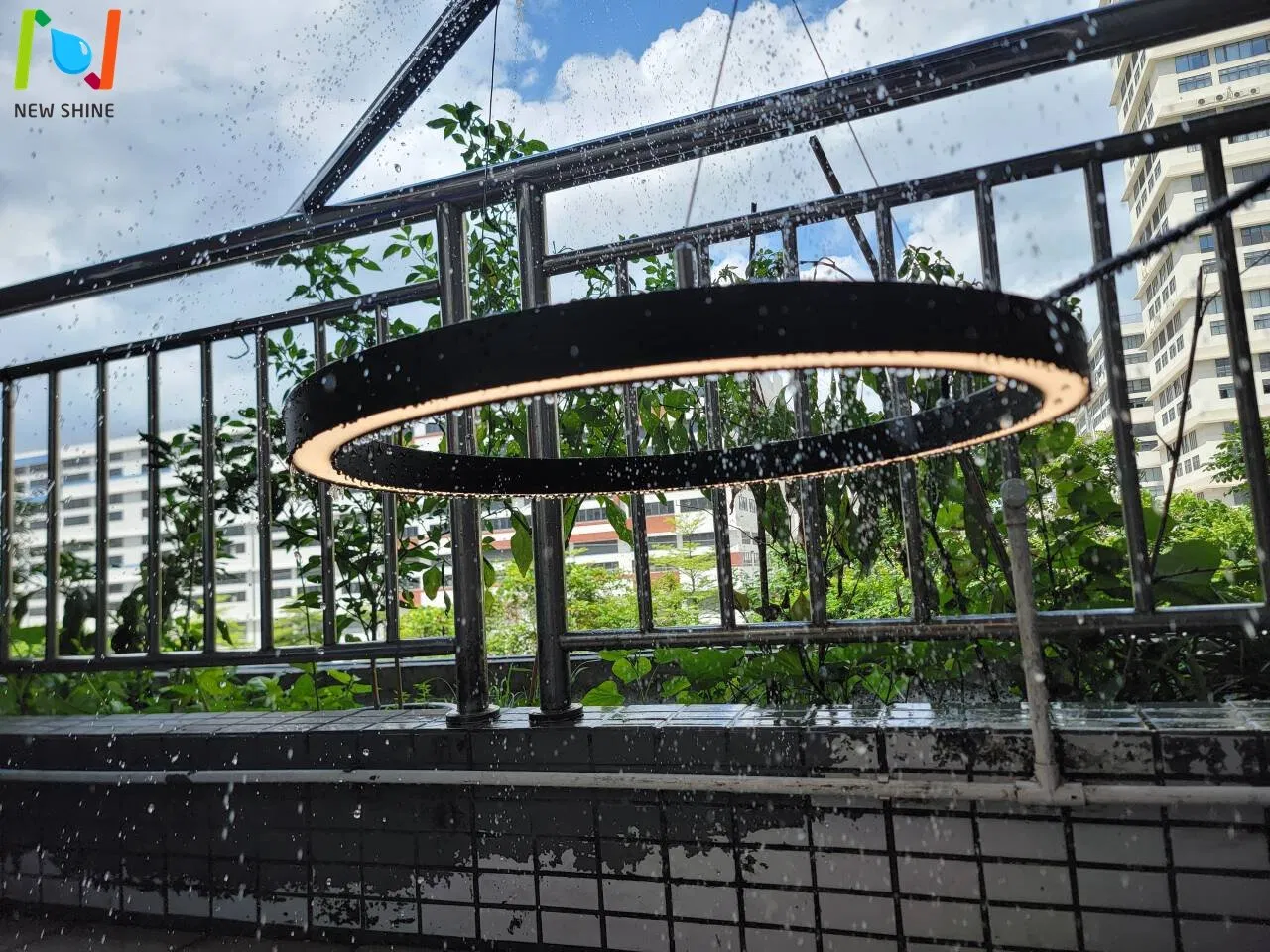 Modern Round Outdoor Lighting 2FT LED Ceiling Lamp Lights Lighting Fixtures for Park