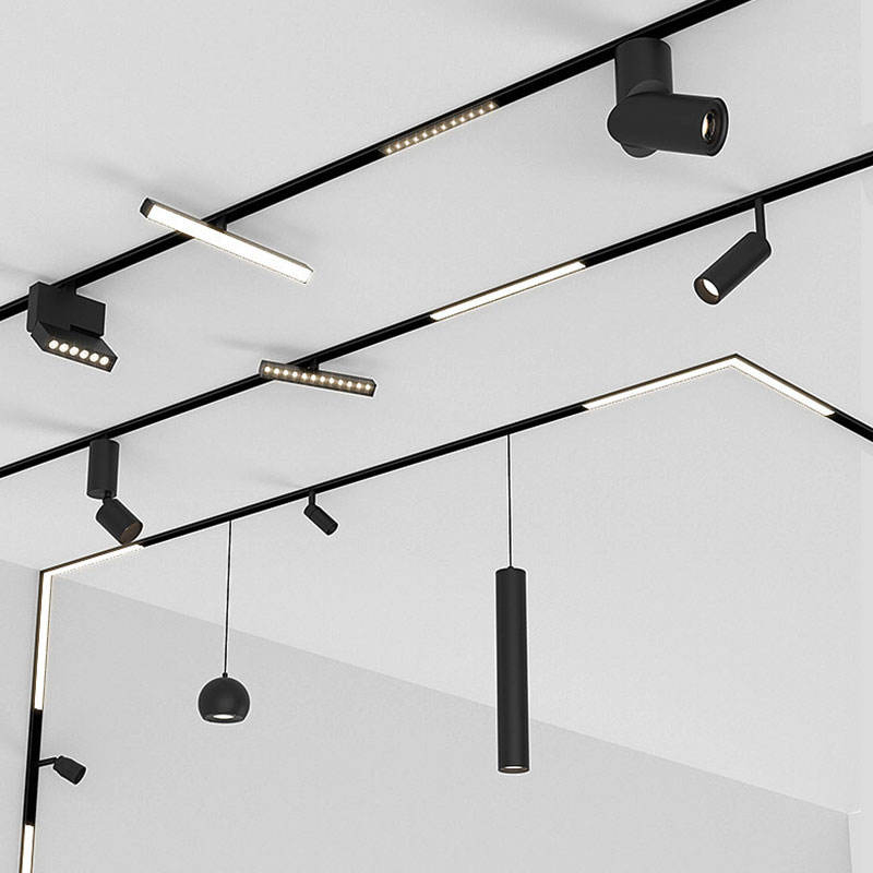 Guzhen 48V Pendant Lighting Decoration LED Magnetic Track Lighting