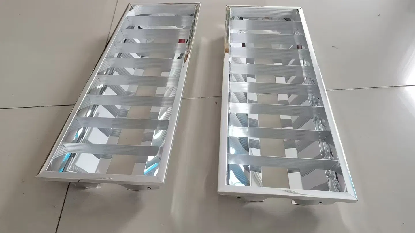 Best Seller T8 72W Fluorescent Lighting 1200X600mm 2X4' Grid Louver 3X40W Ceiling Pendant Lamp Fixture for Classroom