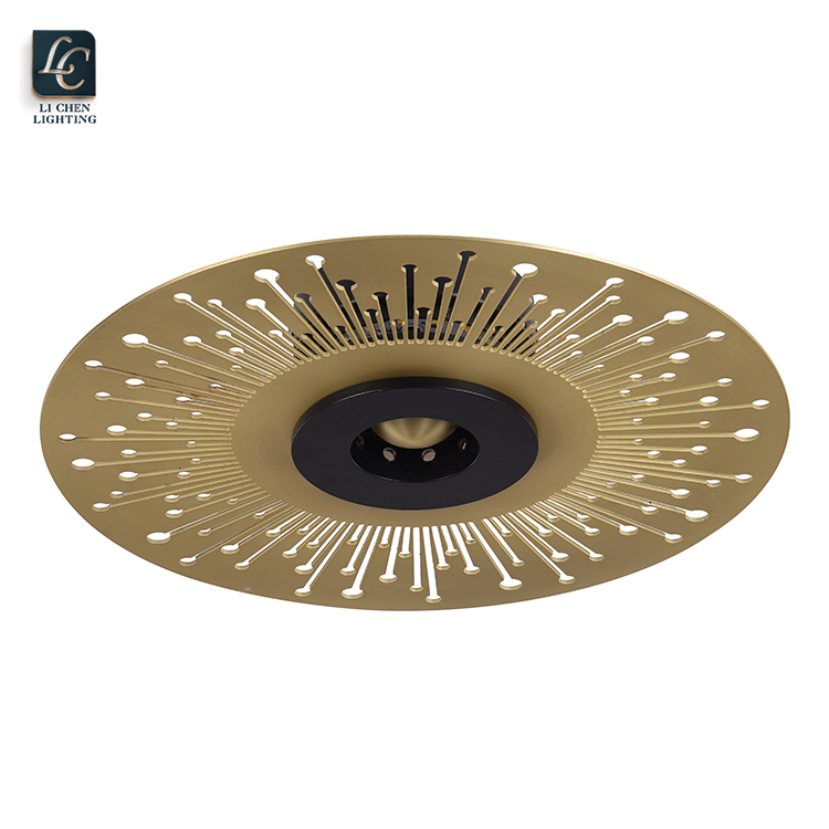 Retro Style Sconce for Home Brass Black LED Wall Light