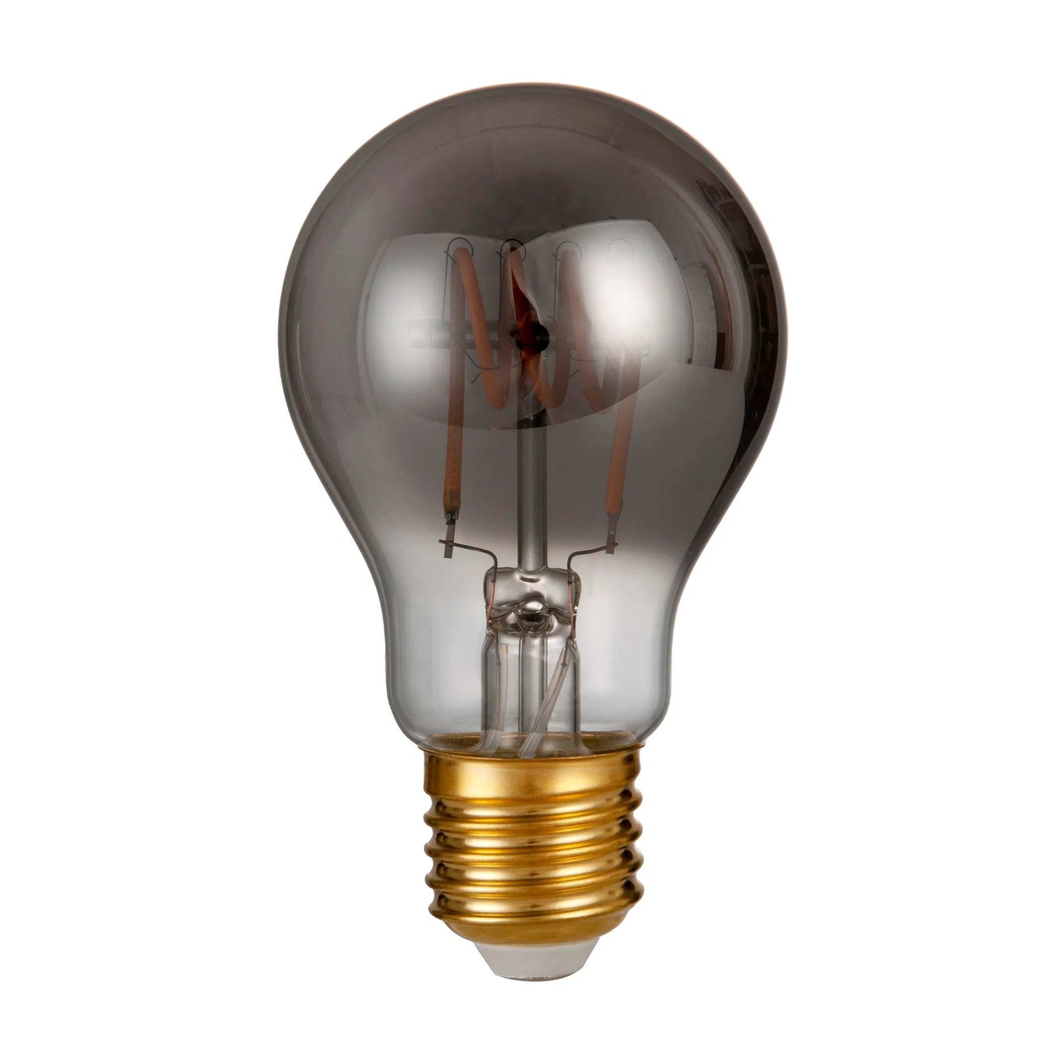 St64 Clear Amber Smoky Spiral 6W 10W 12W Dimmable Filament LED-Bulb Light