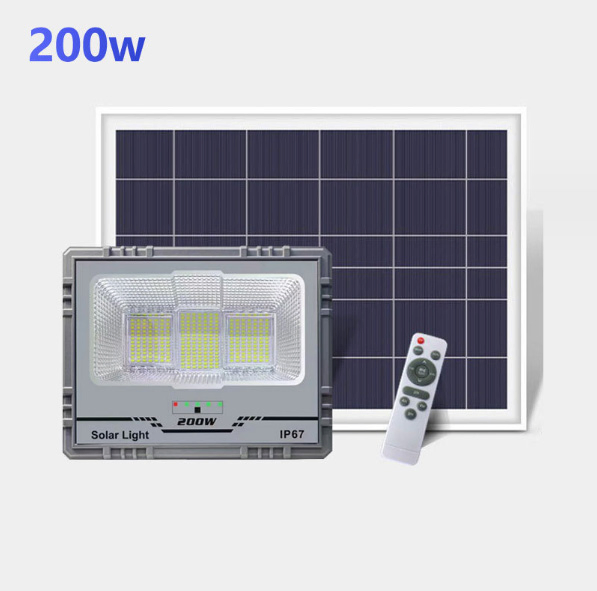 CE Approved High Quality IP65 Outdoor Lighting High Power Waterproof Garden Yard Three Security Lights 40W 60W 100W 200W Solar LED Flood Light