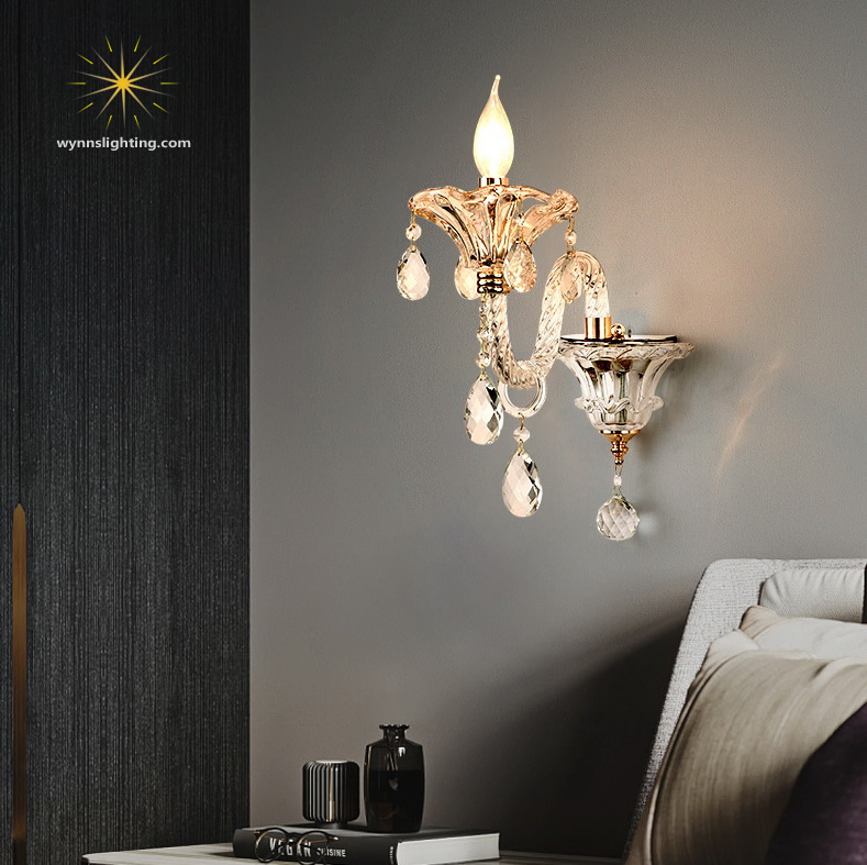 Maria Style Bracket Lighting Home Decor Crystal Wall Lamp Home Indoor Decor Light LED Sconce