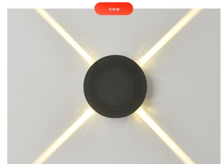 Contemporary Wall Sconces with 4*3W LED for Outdoor Decor