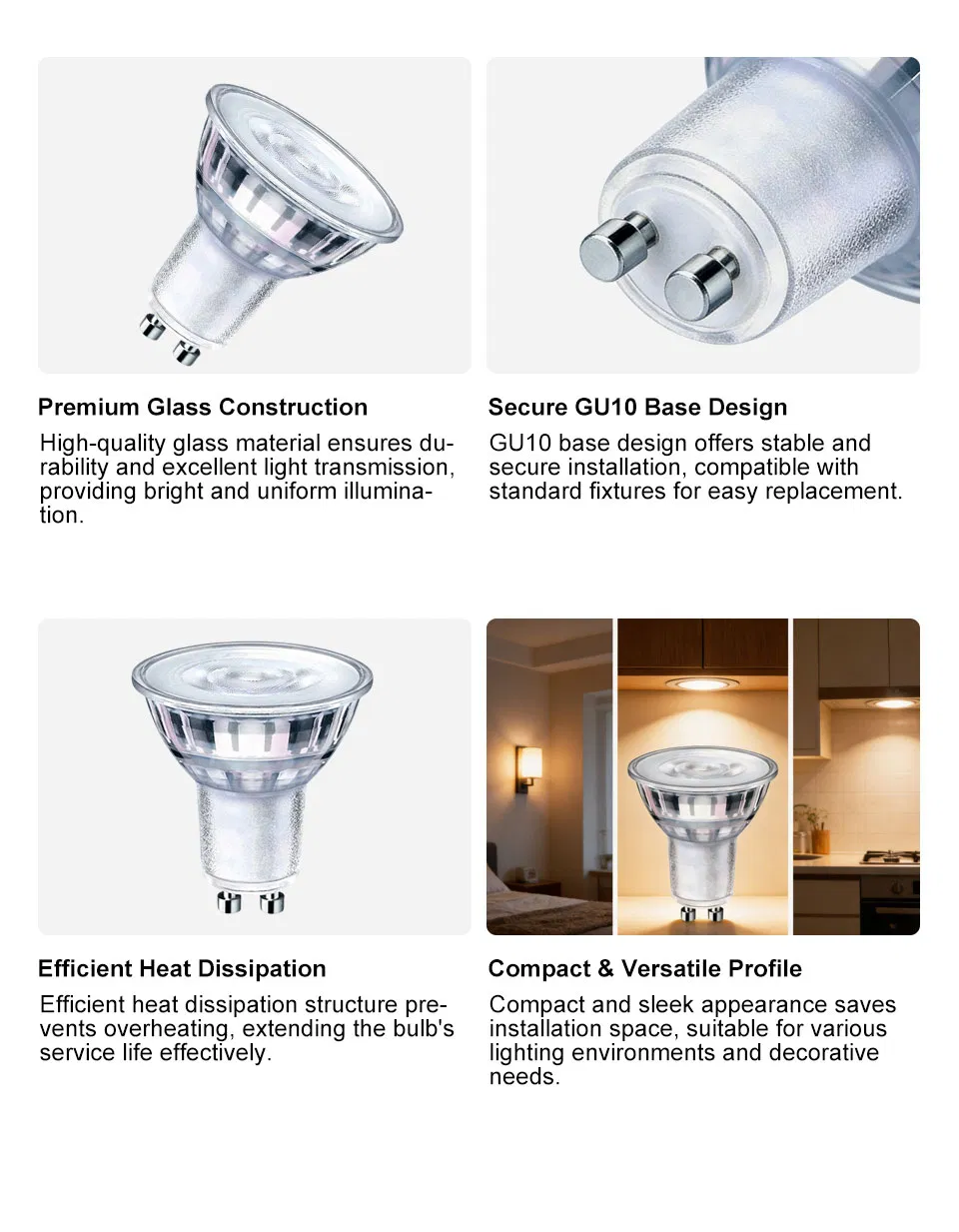 High-Efficiency Glass Body Detail