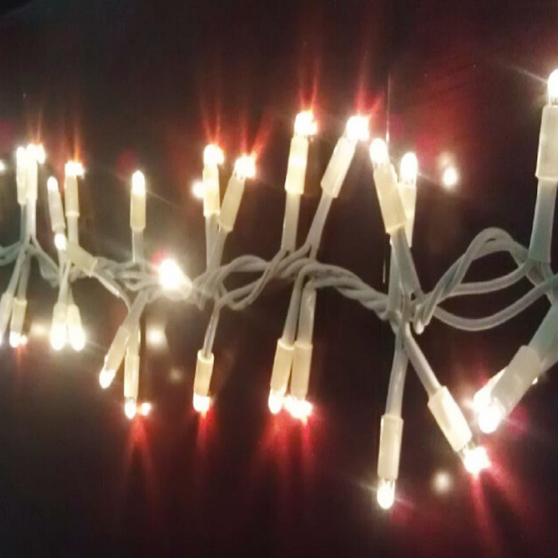 IP65 Waterproof LED Christmas Light Cluster Warm Whiteoutdoor Decorative Lighting