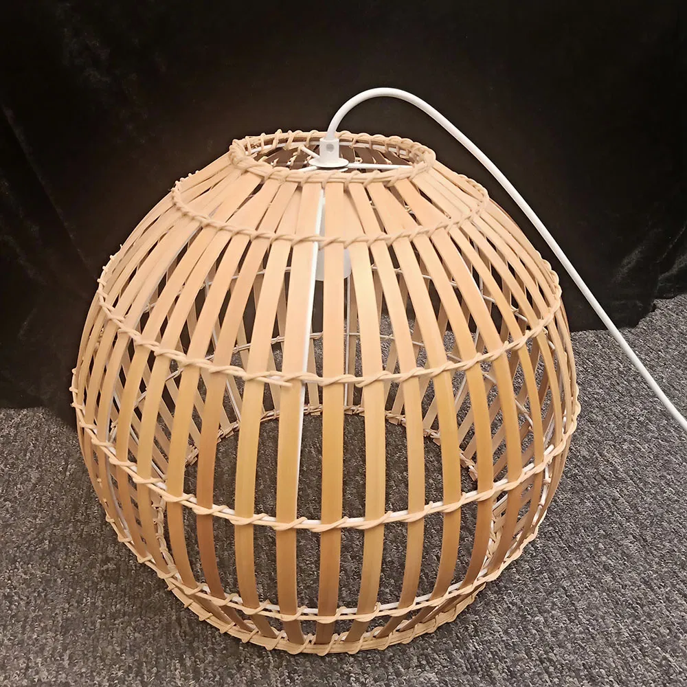 Vintage Metal Tradition Pendant Light Industrial Hemp Rope Hanging Lamp Woven Chandelier Nature Lights Handmade Lighting