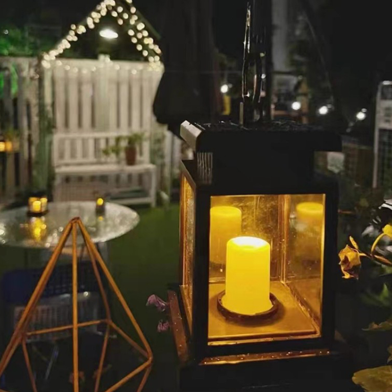 Hanging Solar Lanterns Outdoor Waterproof Lantern Decorative Lamp 20 LED Solar Powered Lighting