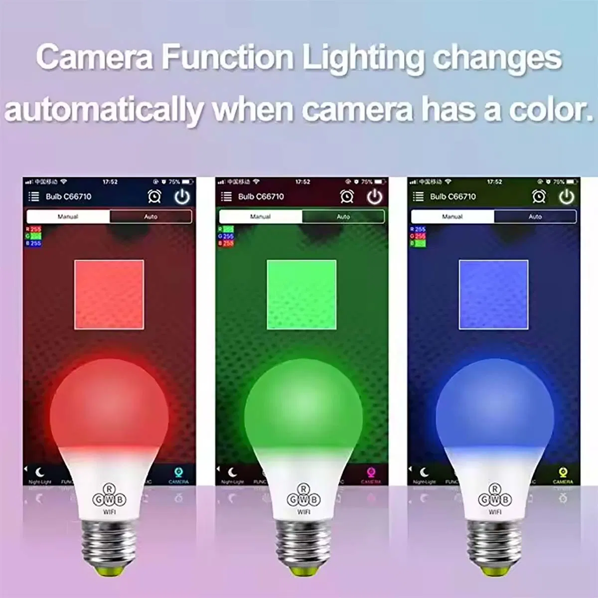 Color Changing Dimmable WiFi Remote Controlled 10W 13W 15 Watt Smart LED Bulb