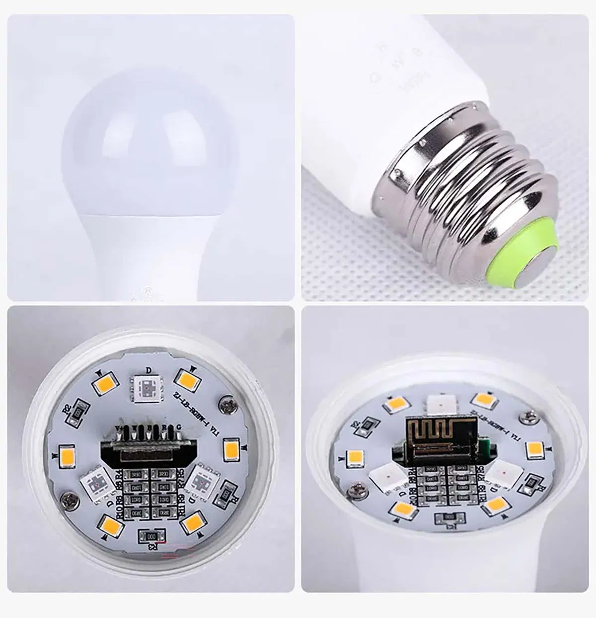 Cellphone Controlled Light Switch Integration Smart LED Bulb for Alexa