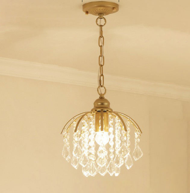 Modern Golden Ceiling Pendant Lamp Luxury Crystal Chandelier with Adjustable Height Acrylic Hangingfeature