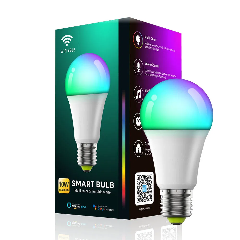 Smart LED Lamp A60 WiFi Control LED Bulb Light Support Roomlux Alexa and Google Home
