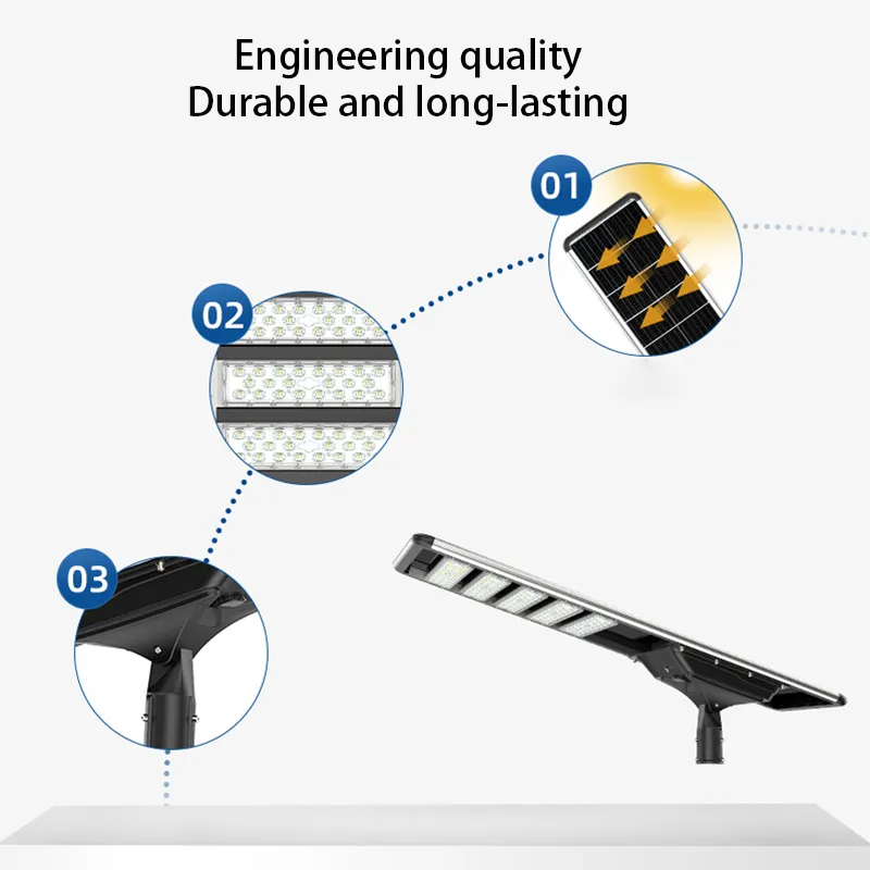 Solar Street Light Side View