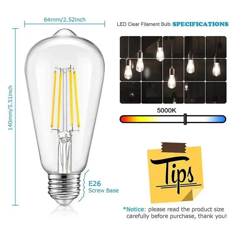 LED Filament Bulb 8
