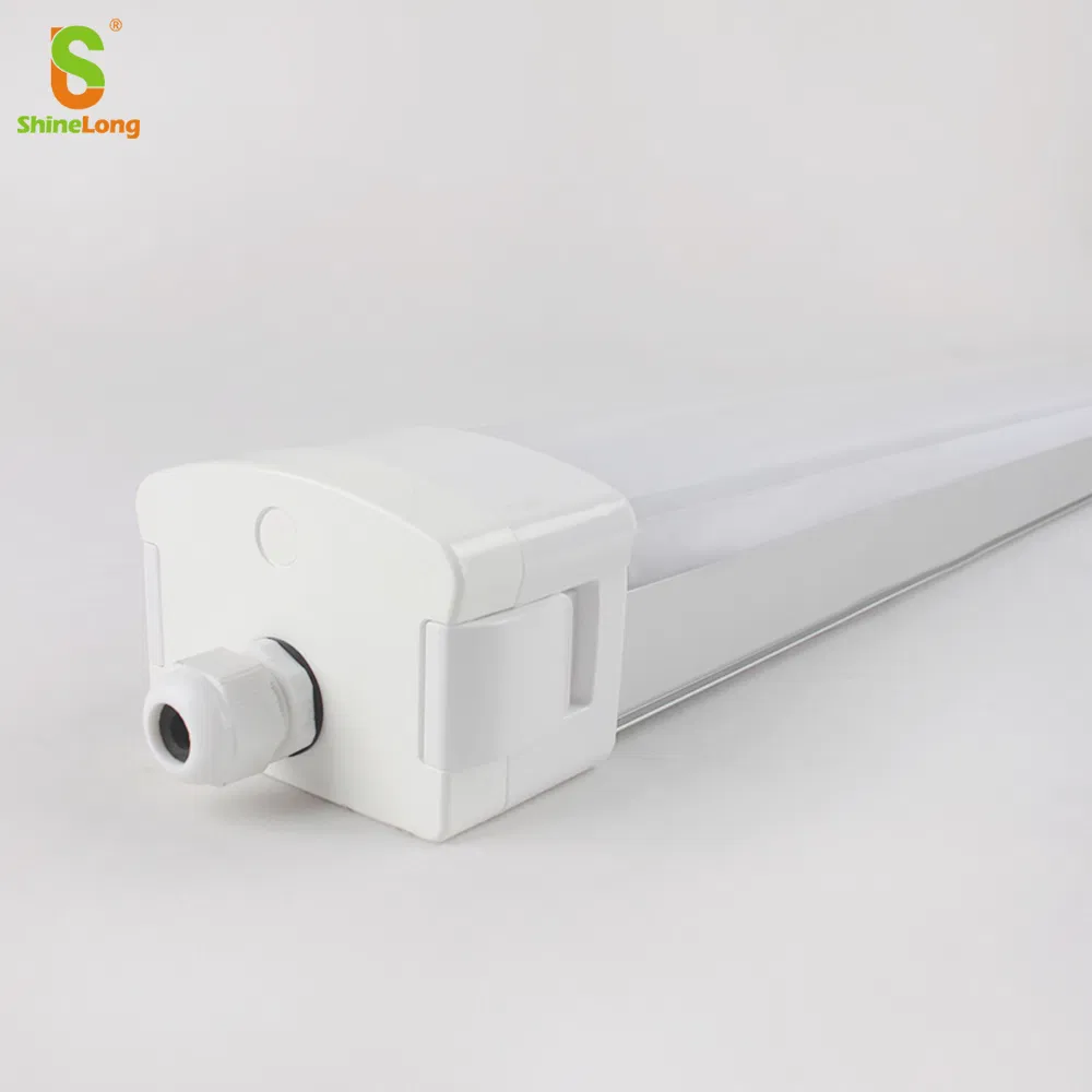 Industrial-Grade Car Park IP66 Light Fixture with Dimmable and Emergency LED Features