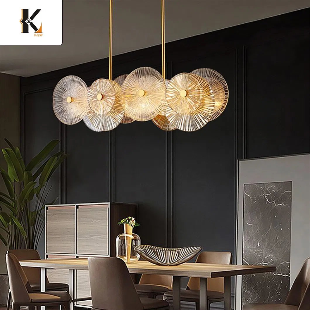 Aluminum Lighting Simple Lamp Vintage Circle Modern Fixture