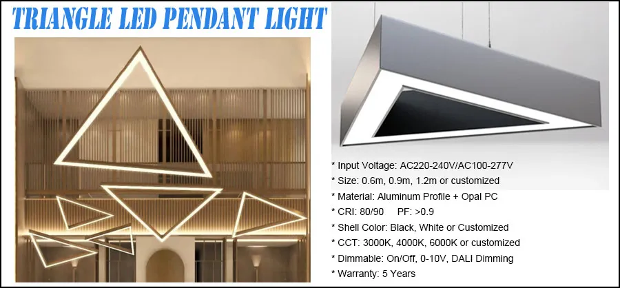 Triangle LED Light