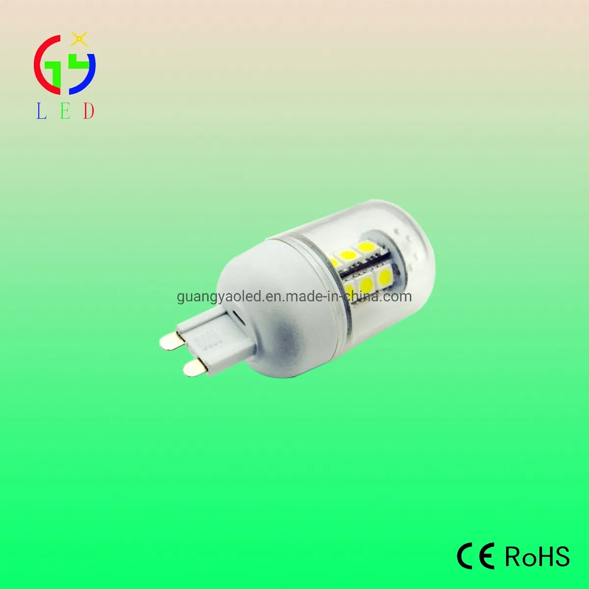 Cheapest LED G9 18SMD 5050 Insert Lamps, LED G9 Light Bulb in Translucent Cover, LED G9 Bulbs for Indoor Crystal Chandelier Lights