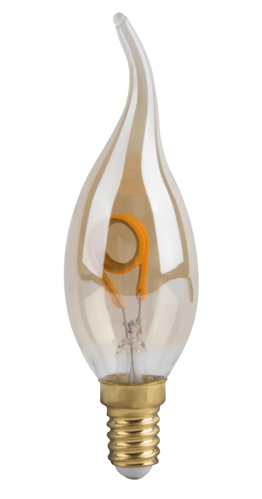 3W AC 220V Filament Glass Chandelier Lighting Candle LED Bulb