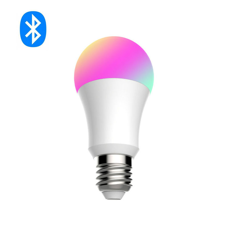 Tuya BLE Bluetooth Mesh Beacon Smart APP Remote Control RGB Rgbcct Dimming E27 LED Light Bulb Work with Alexa Google Home