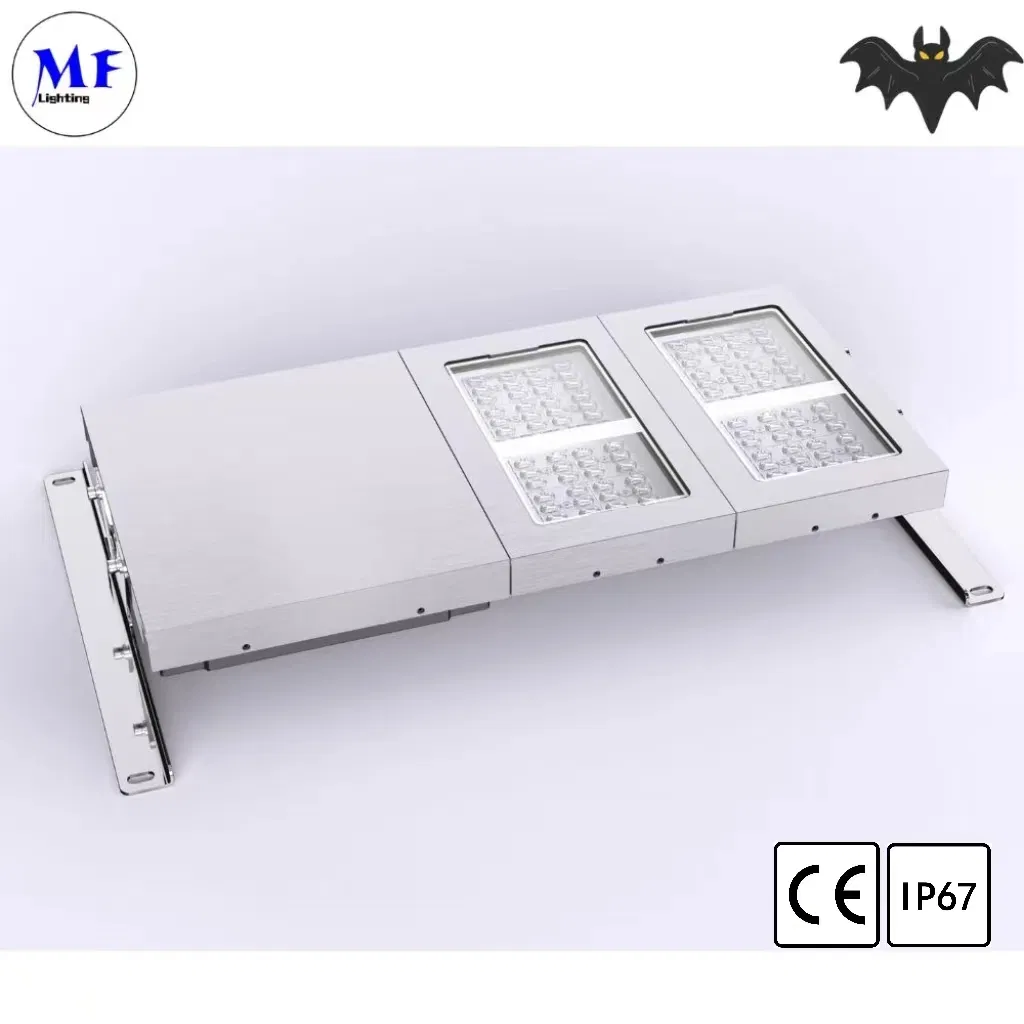 Factory Price 200W High Power IP67 Waterproof Dustproof Ik10 CCT 5700K 150lm/W Beam Angle 120° LED Stadium Tunnel Lighting for Architectural Facade