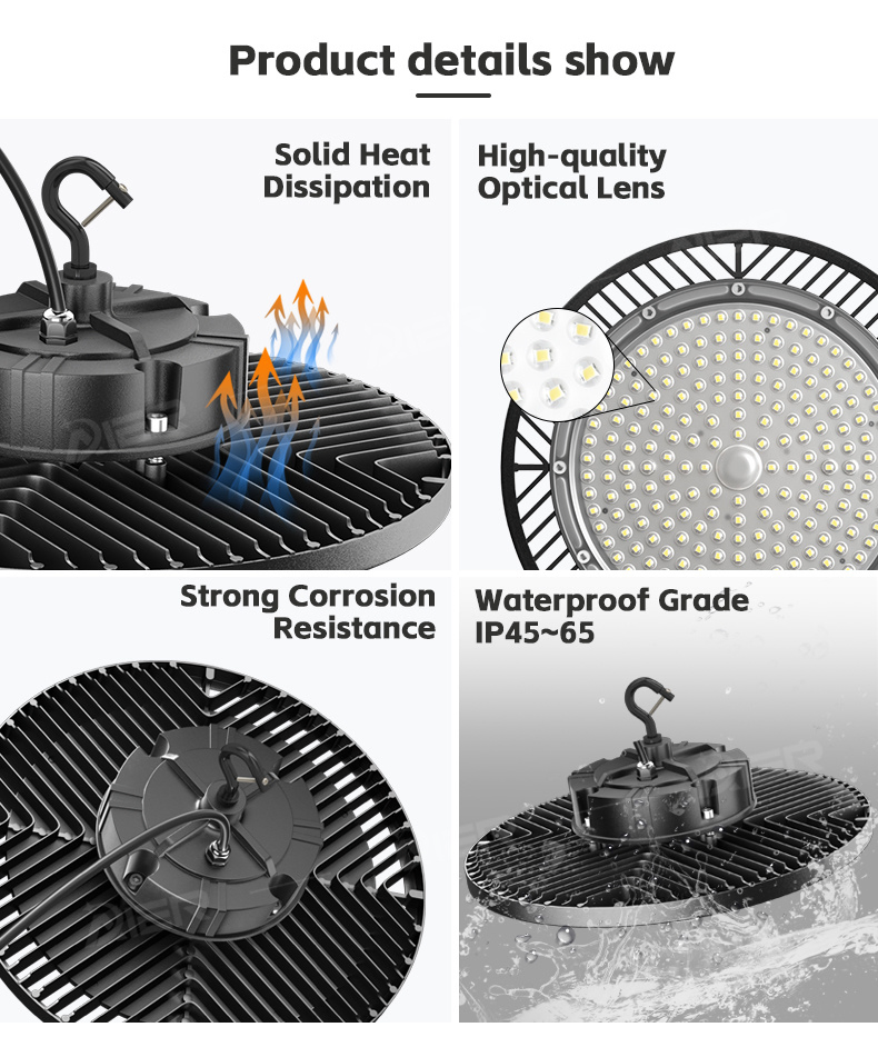 Energy-Efficient 100W 150W 200W LED High Bay Lighting Solutions