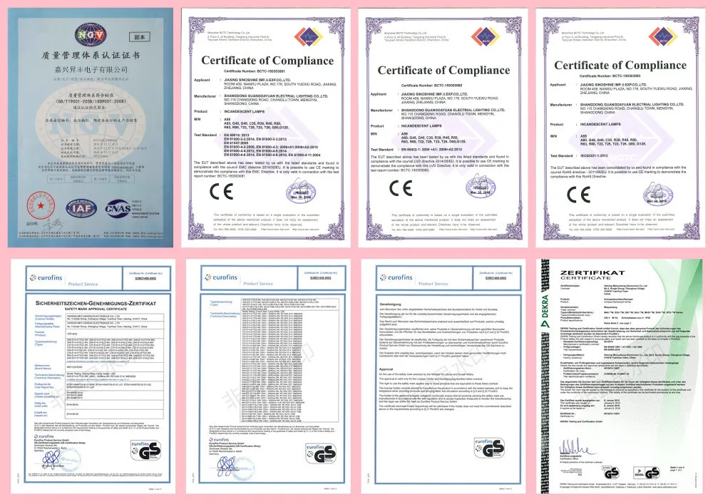 Certifications
