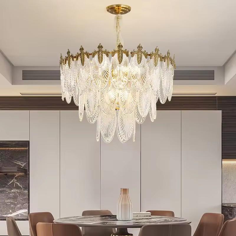 Pendant Lights Lighting Bedroom Dining Room Ceiling Luxury LED Glass Modern Crystal Chandeliers