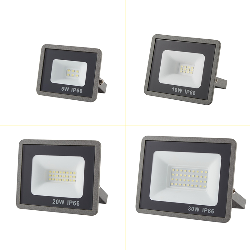 Cheap Floodlight IP66 Waterproof Outdoor Projector Garden Park Yard Garage 20W 30W 50W 100W 200W 300W LED Flood Light Factory