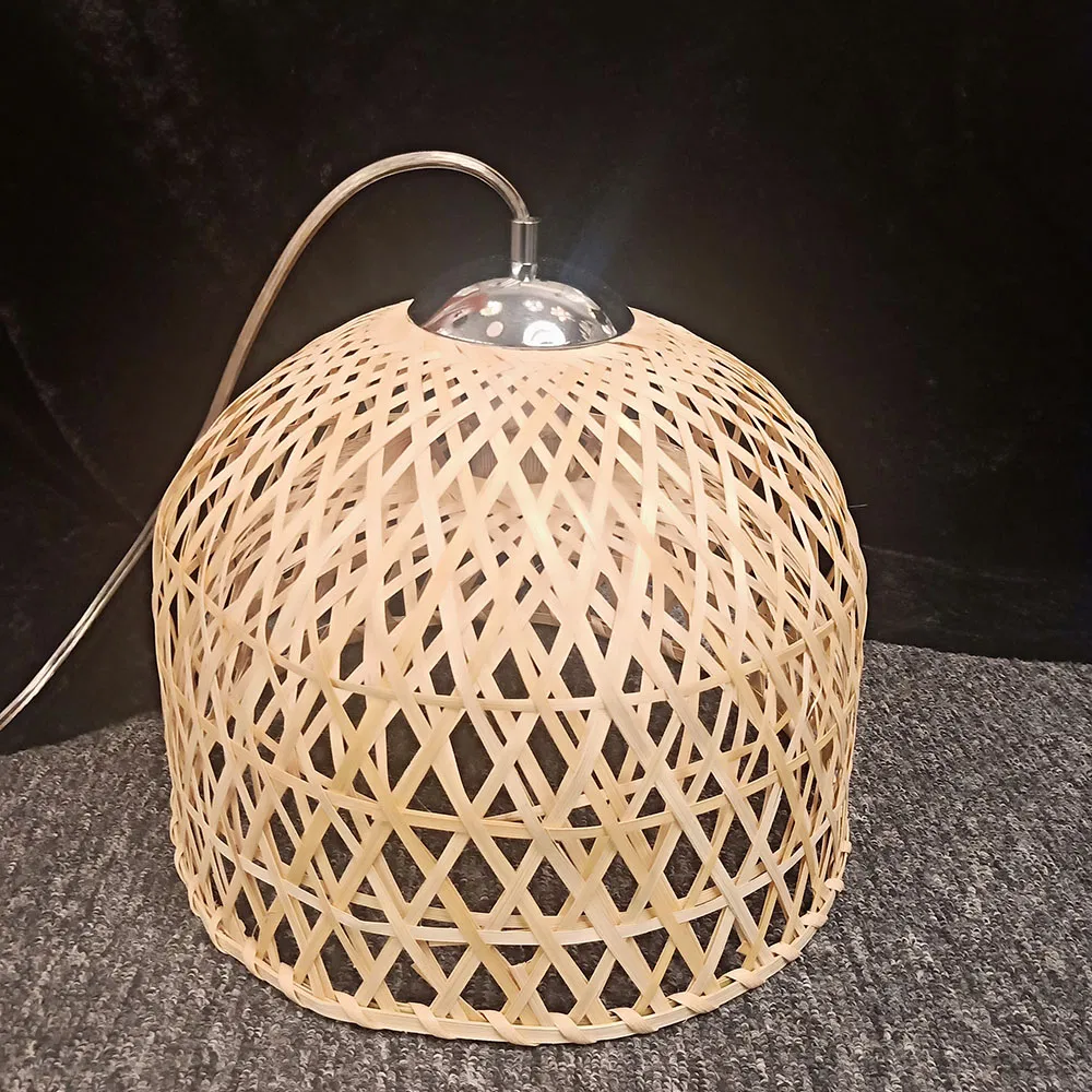 Vintage Metal Tradition Pendant Light Industrial Hemp Rope Hanging Lamp Woven Chandelier Nature Lights Handmade Lighting