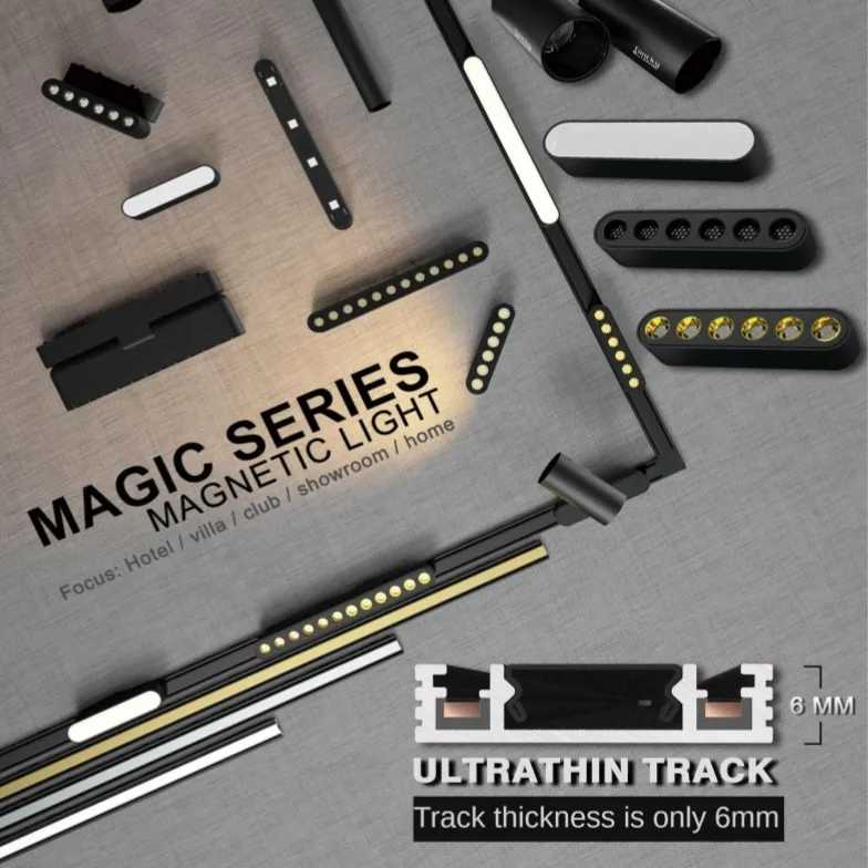 Ultra-Thin Magnetic Track Light