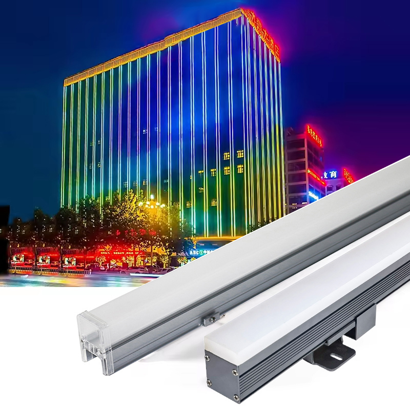 Commercial Grazing Architectural Outline Wall Wash Lighting