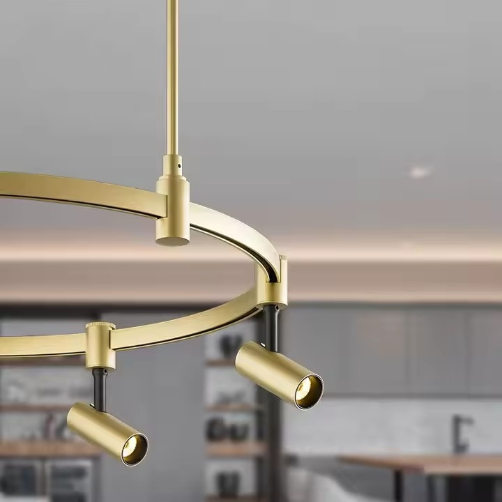 Aluminum Light Track Rail Black Smart Pendent Light LED Magnetic Track Light Fixture