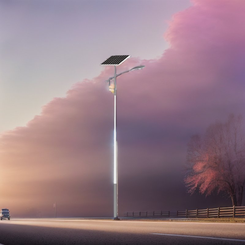 60W Energy Efficient Solar Street Lighting for Outdoor Garden