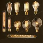 110V-220V Antique Incandescent Filament Lamp St64 St58 E26 E27 B22 Retro Decorative Light 25W 40W 60W Vintage Style Edison Bulbs