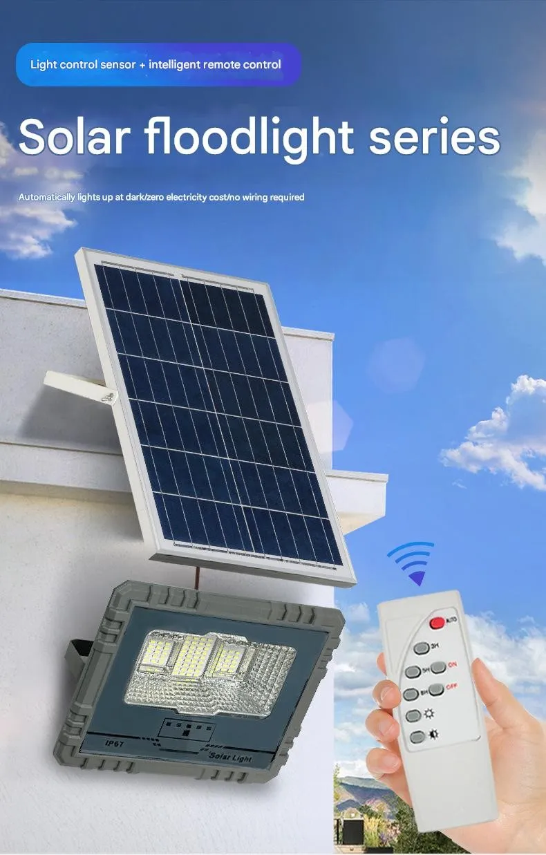 Solar Powered Flood Light 1