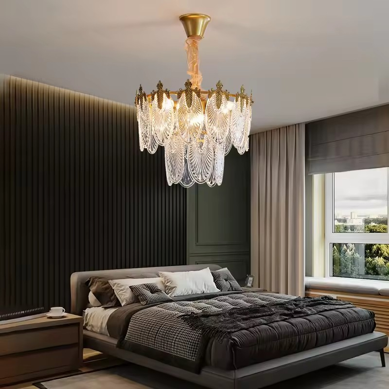 Pendant Lights Lighting Bedroom Dining Room Ceiling Luxury LED Glass Modern Crystal Chandeliers