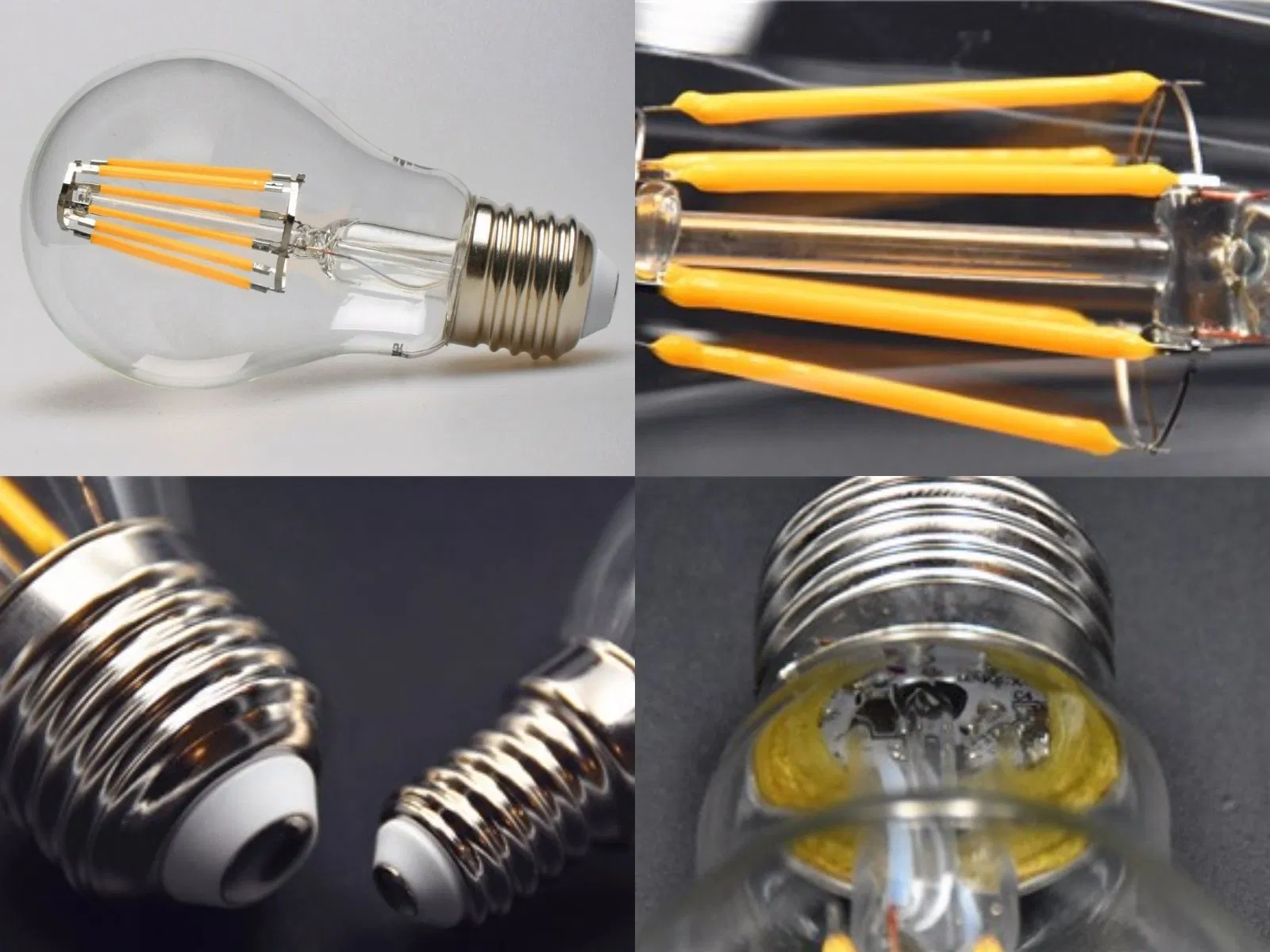 GLS A60 Dimmable LED Filament Bulb Energy Saving Vintage Edison LED Light Bulb