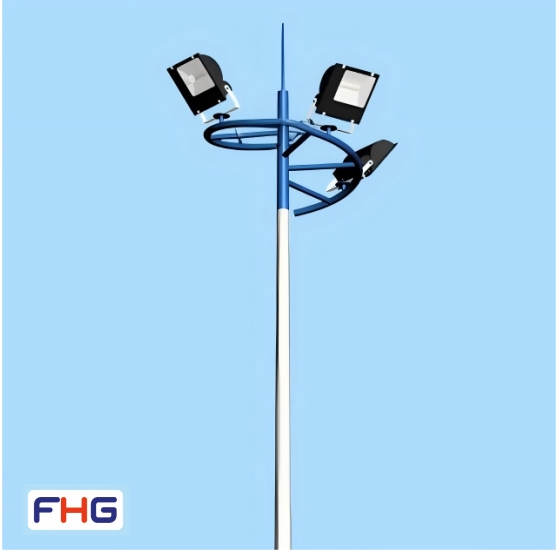 Premium Solar Pole Light Fixture for Outdoor LED Street Lighting