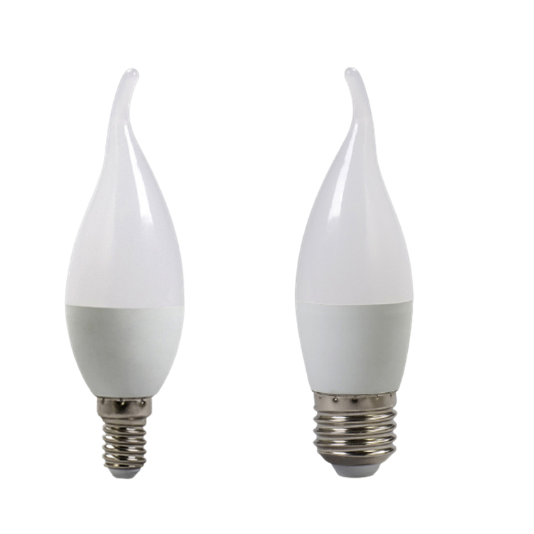 LED Candle Bulb C37 3-7W E14 E27 Tail Lamp Filament Chandelier Bulb