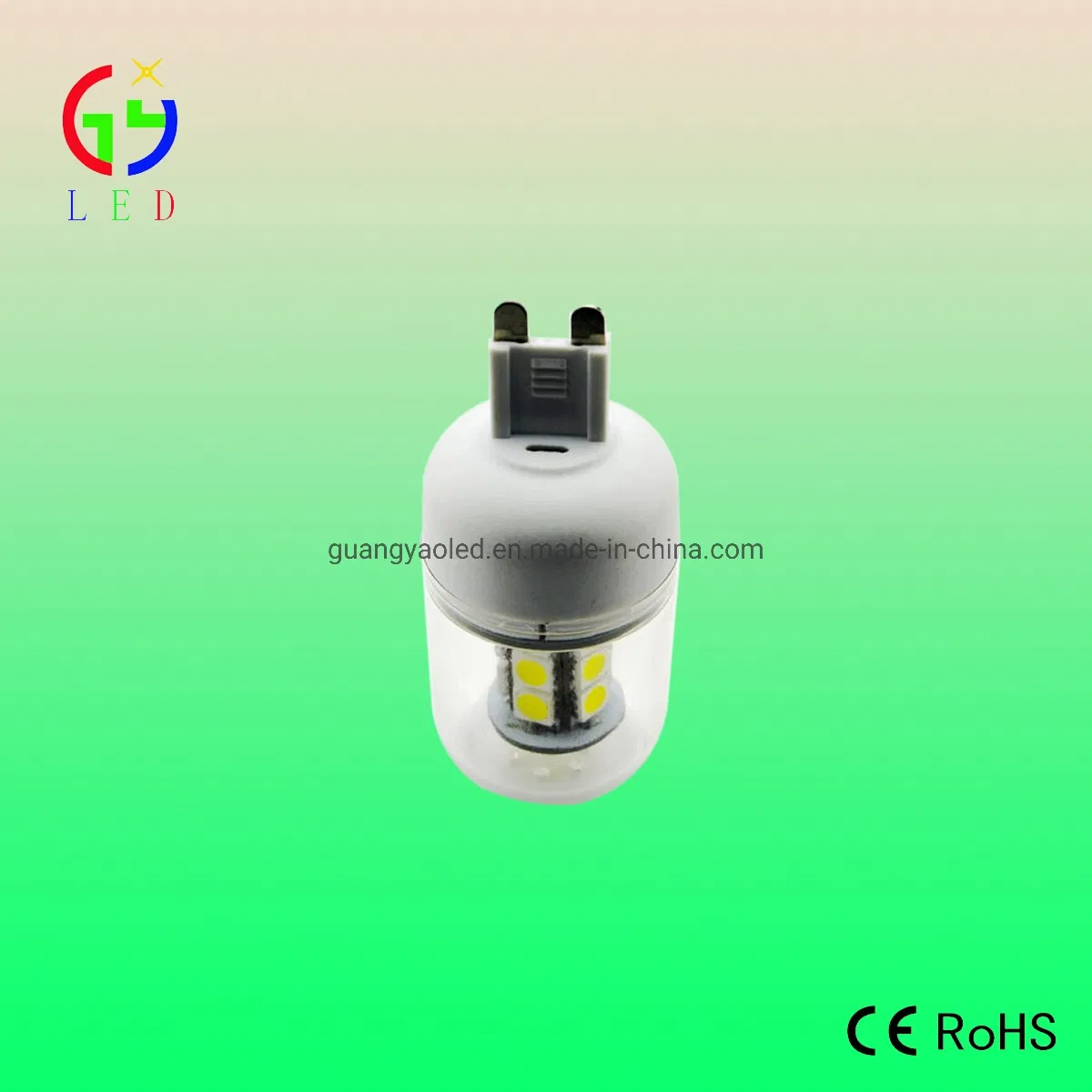 Cheapest LED G9 18SMD 5050 Insert Lamps, LED G9 Light Bulb in Translucent Cover, LED G9 Bulbs for Indoor Crystal Chandelier Lights