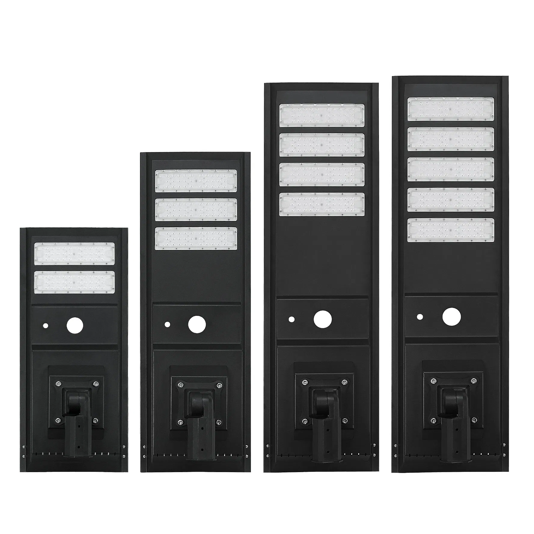 High Lumens High Quality Smart Control Die-Cast Aluminum Integrated All-in-One Solar LED Street Lights