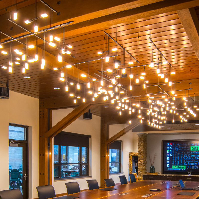 LED Magnetic Modular Combination Profile Light Rod Cable Decorative Hanging Lighting