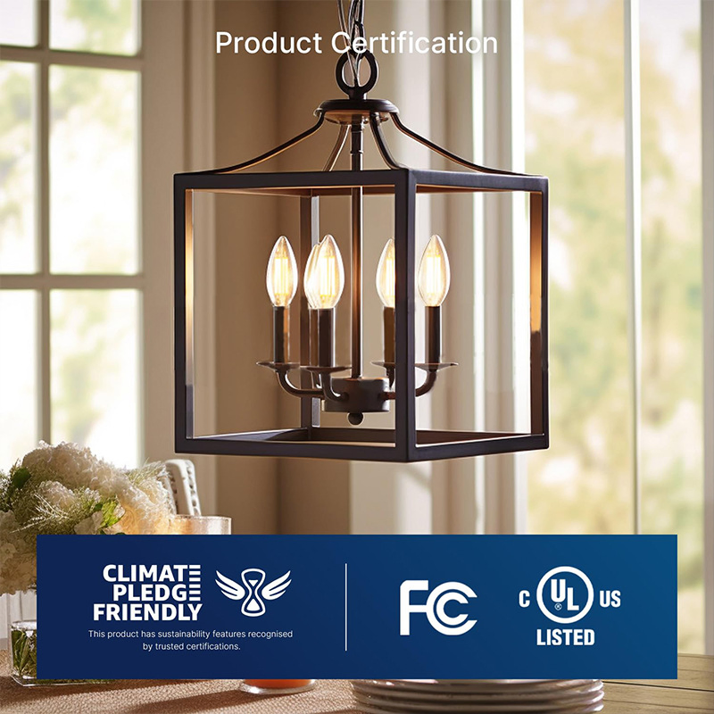 Dimmable LED Candelabra Bulb E12 Base C35 Light Bulbs 4W Candle Light Bulb for Chandelier