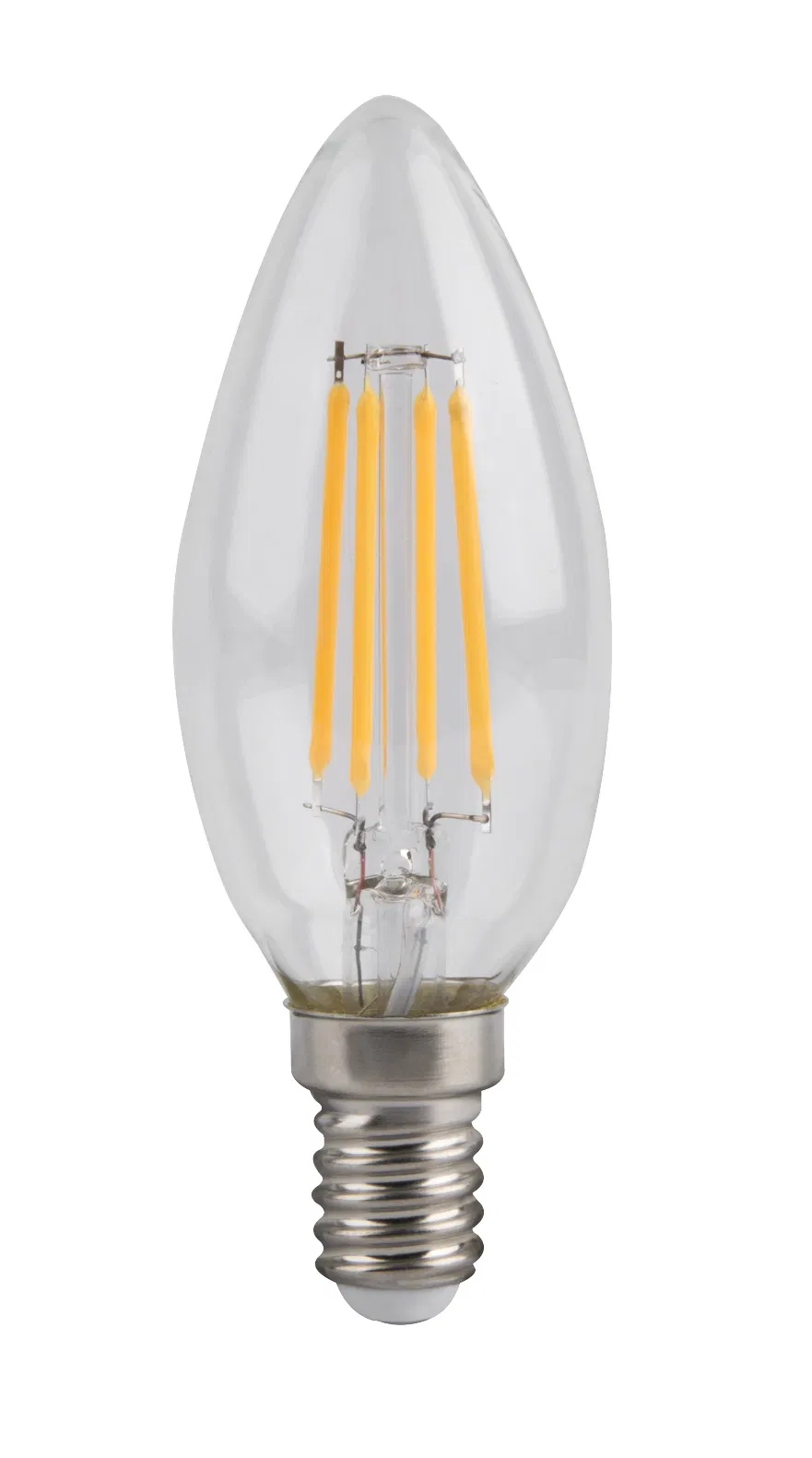 3W AC 220V Filament Glass Chandelier Lighting Candle LED Bulb