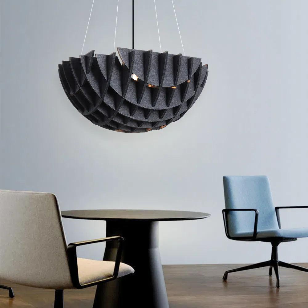 New Design Pet Felt Shades Modern Light Pendent Lamp Vintage Farmhouse Pendant Lighting