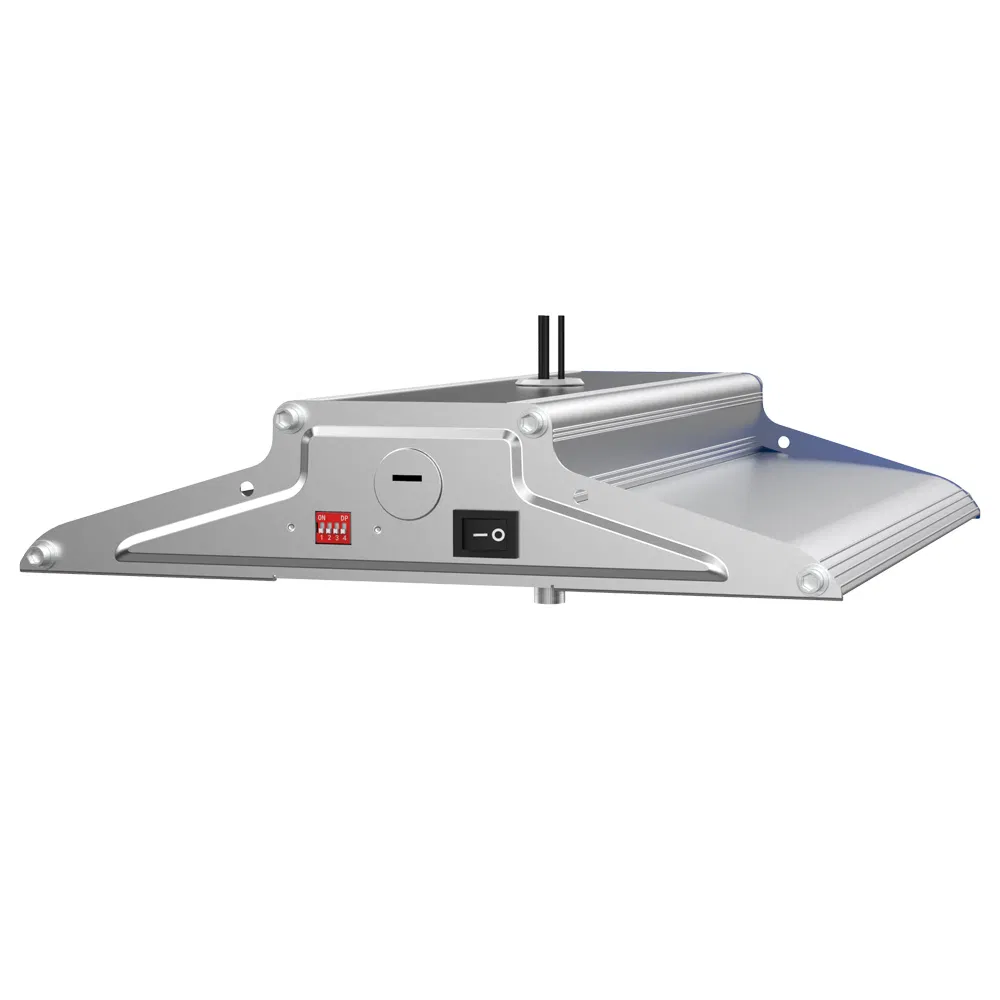 100W 200W Indoor Mall Badminton Court Drop Light Fixtures Price Parking Garage Suspended LED Linear High Bay Industrial Lighting Fixture