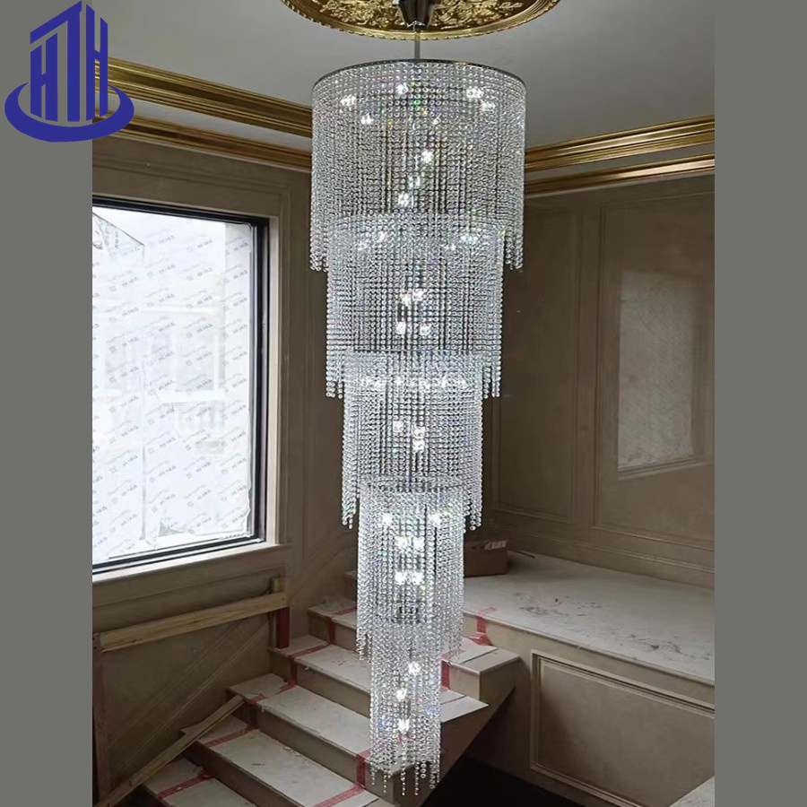 Customized Architectural Crystal Luxury Ceiling Hanging Lighting (118)